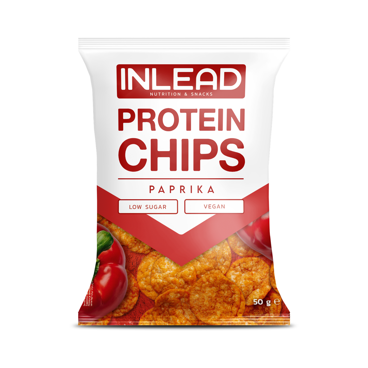 Inlead Protein Chips snack 50g paprika fibres