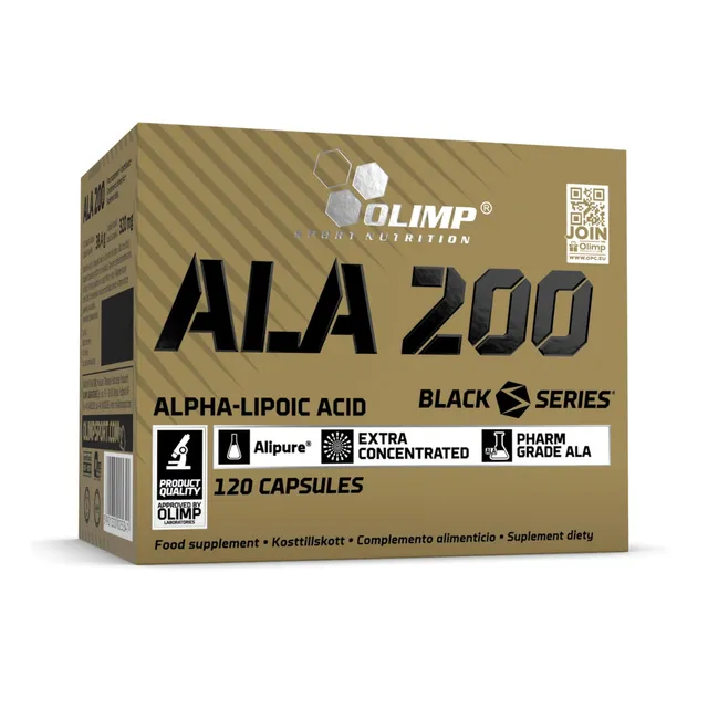 Olimp ALA 200 gélules 120 acide alpha-lipoïque