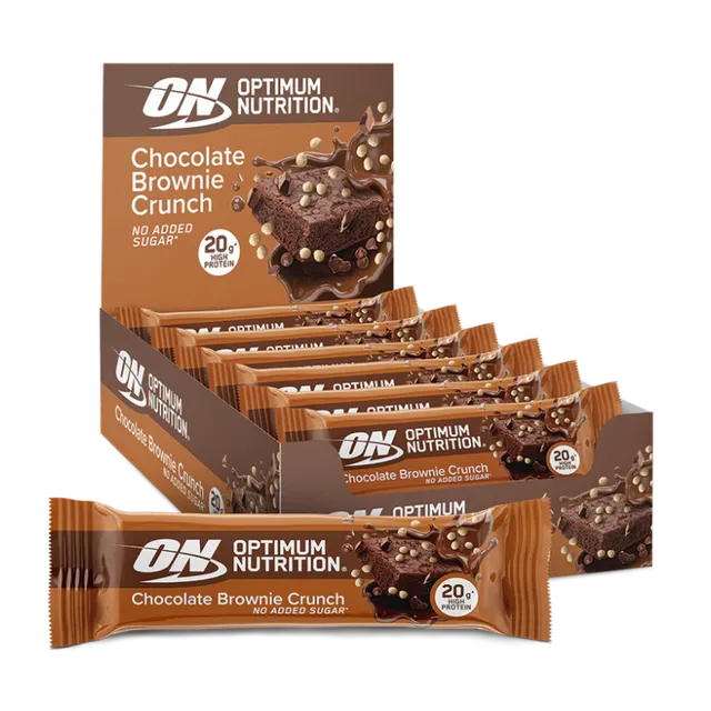 Optimum Protein Bars Brownie Chocolat 65 g 20g Protéines