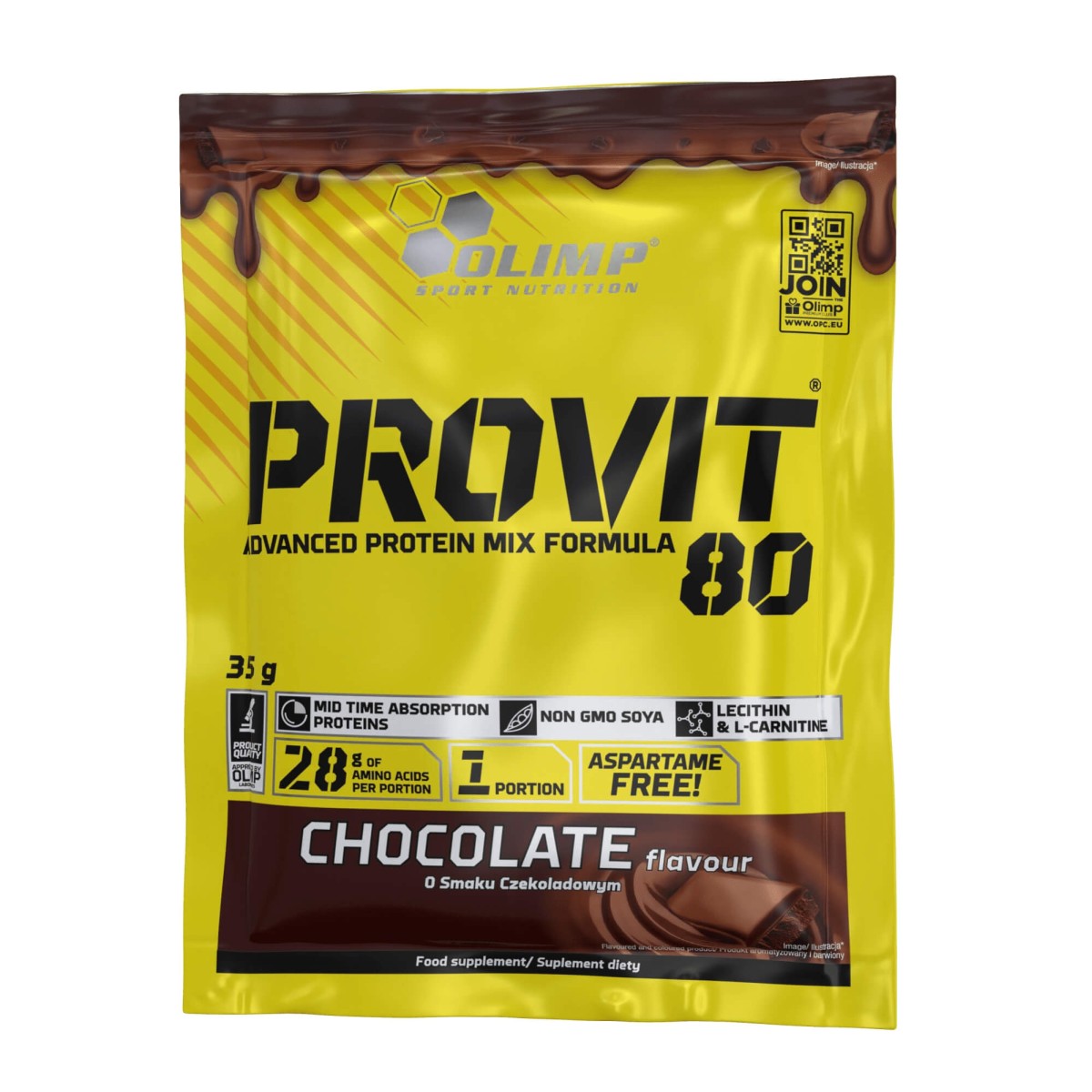 Olimp Provit 80 protéines poudre 35 g récupération