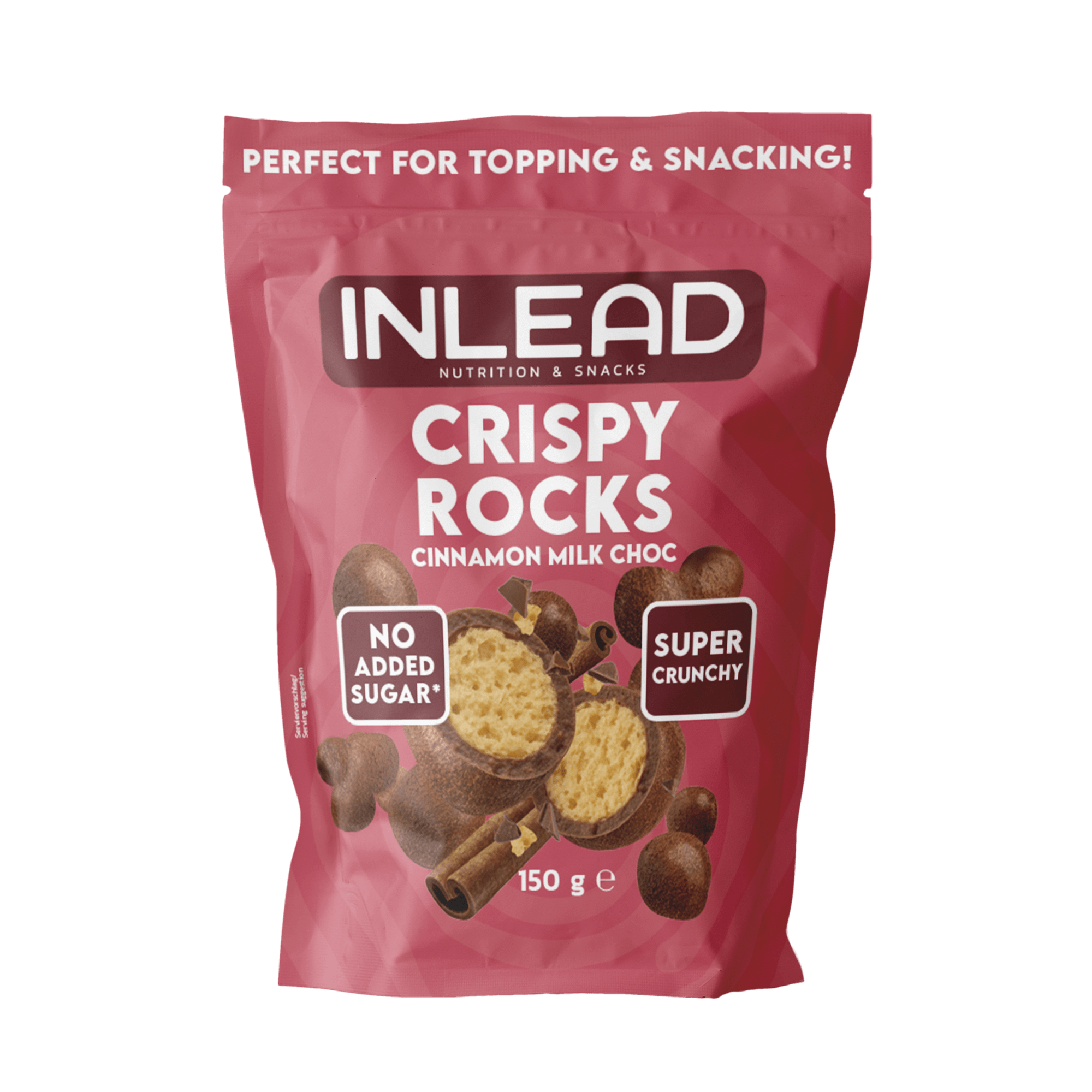 Inlead Protein Snacks Crispy Rocks billes Milk Choc 150 g