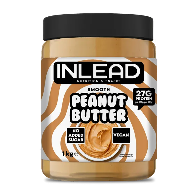Inlead Peanut Butter purée cacahuète Smooth 1000 g vegan