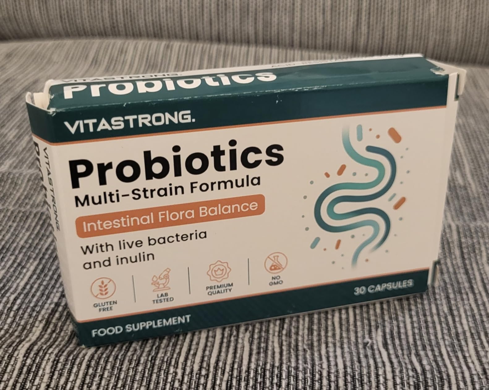 Vitastrong Probiotique Flore Intestinale 30 Milliards UFC 30 Gélules