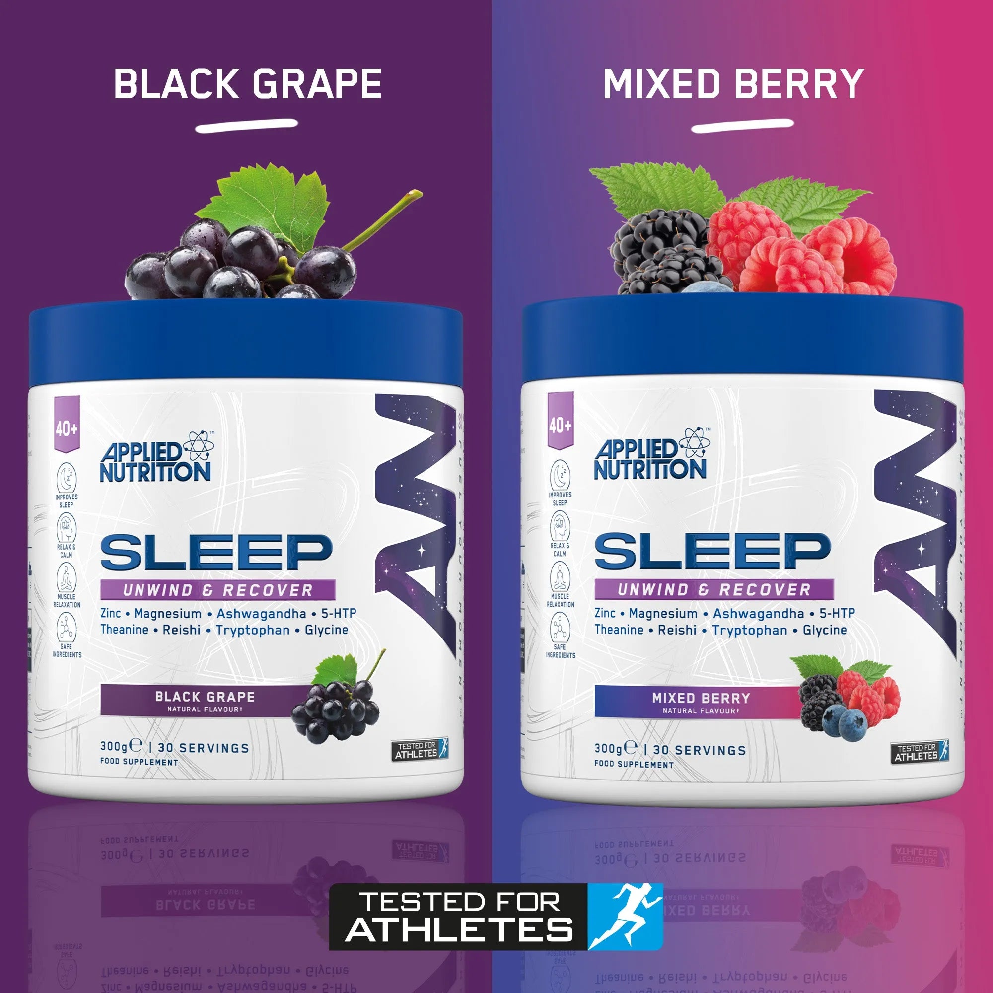 Applied Nutrition Sleep Support poudre sommeil 300 g mixed berry