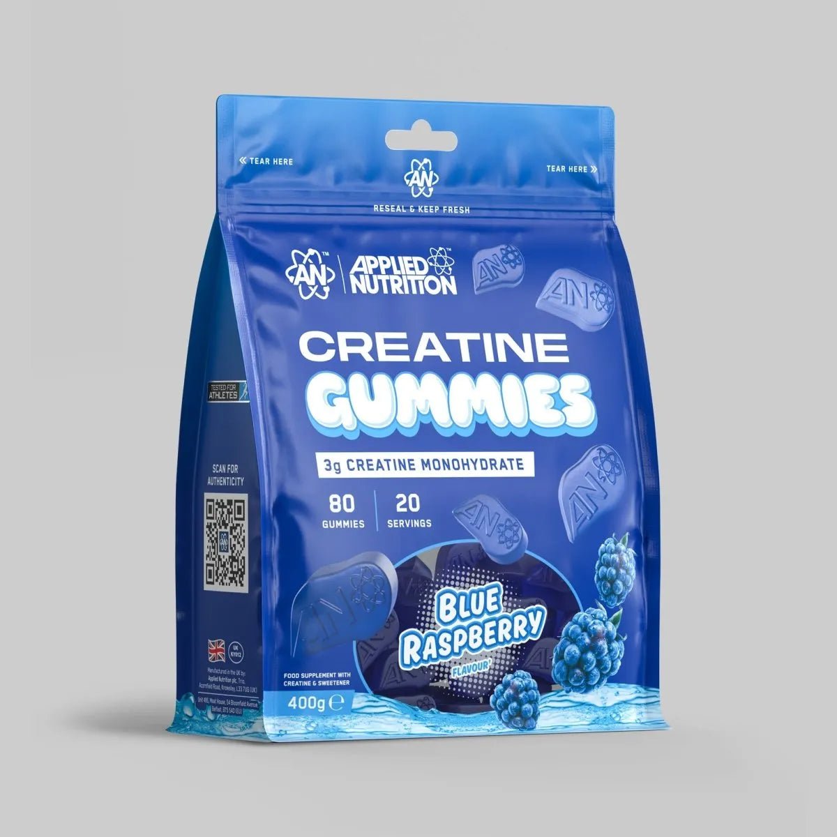 Applied Nutrition Creatine gummies framboise bleue 20 doses