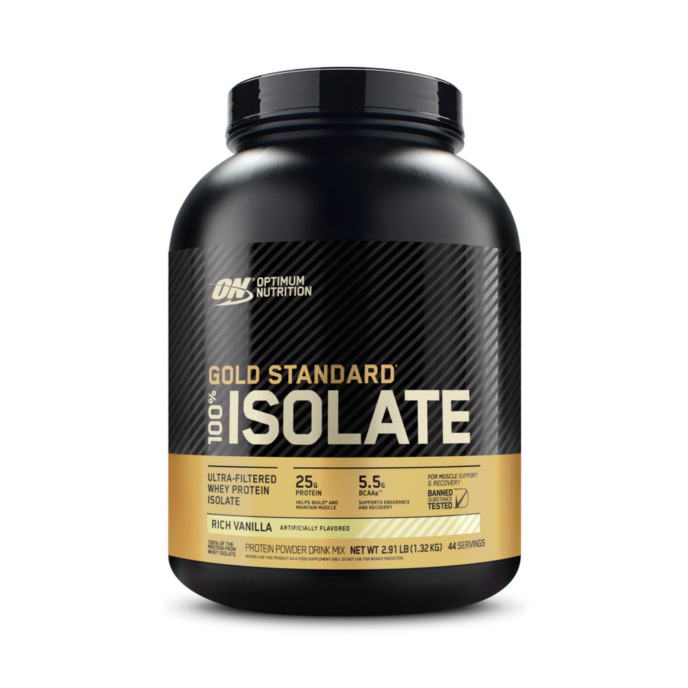 Optimum Nutrition Gold Standard Isolate whey 25 g vanille