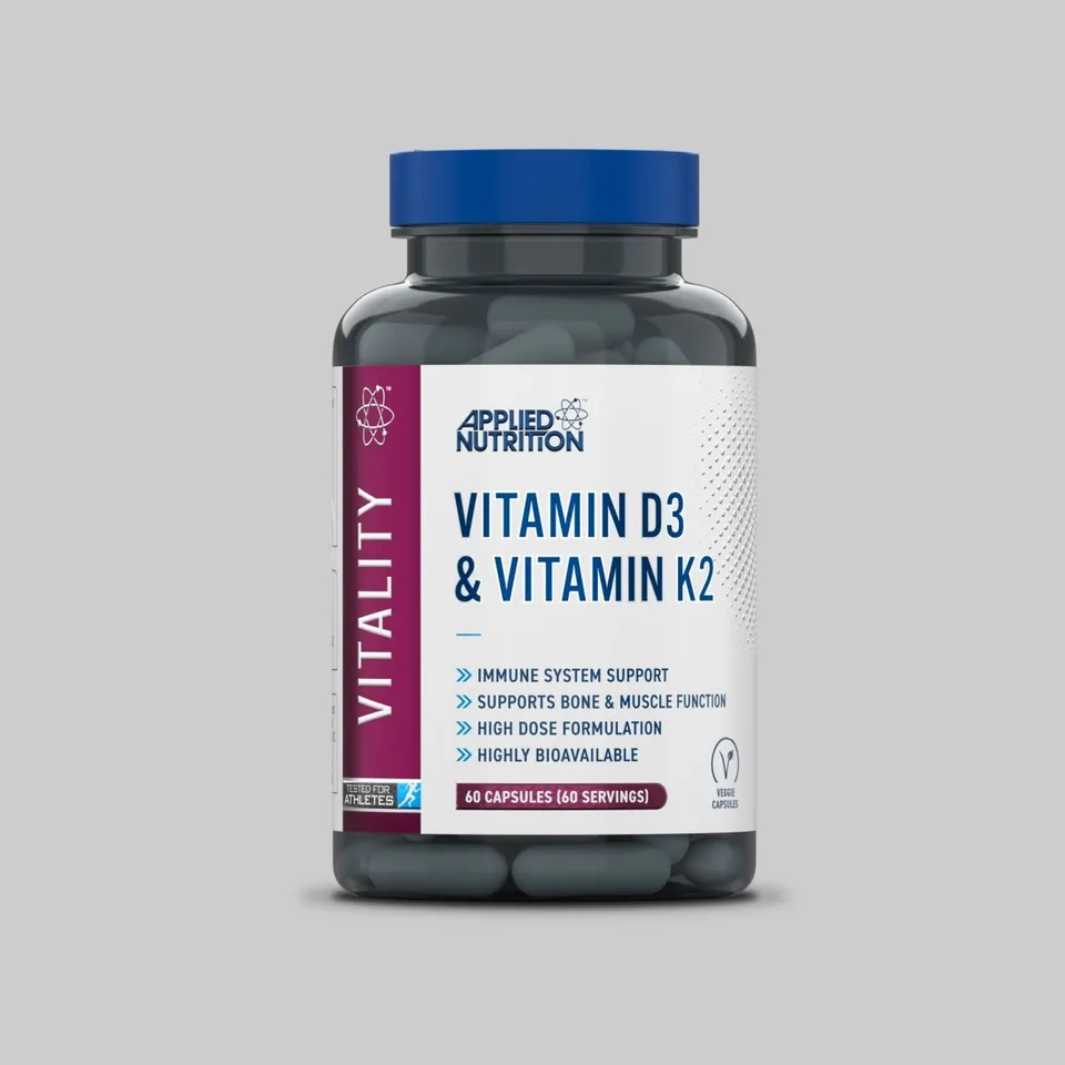 Applied Nutrition Vitality vitamine D3 K2 60 gélules