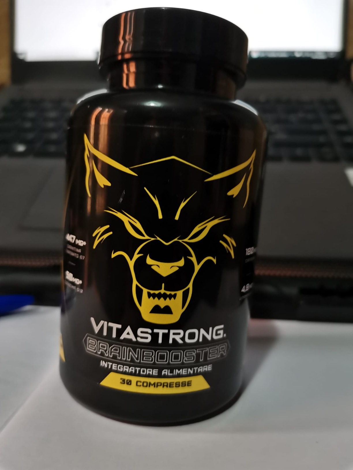 Vitastrong Mémoire Brainbooster nootropique 30 comprimés caféine