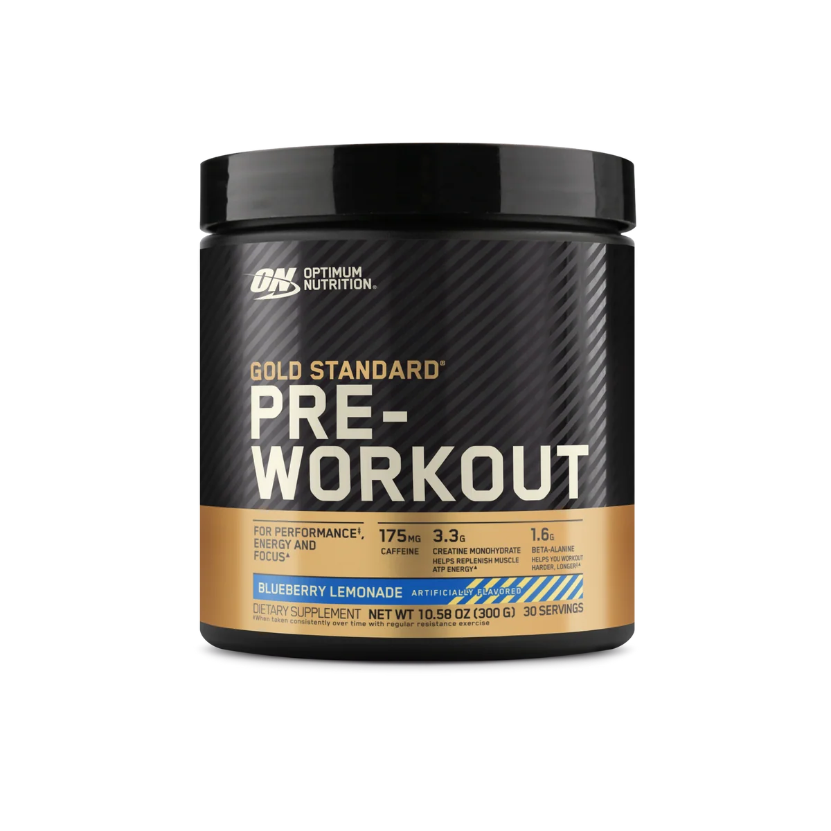 Optimum Nutrition Gold Standard pré-workout énergie caféine