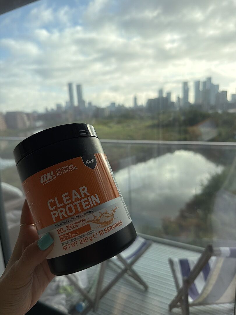 Optimum Nutrition Clear Protein poudre pêche 480g 20g