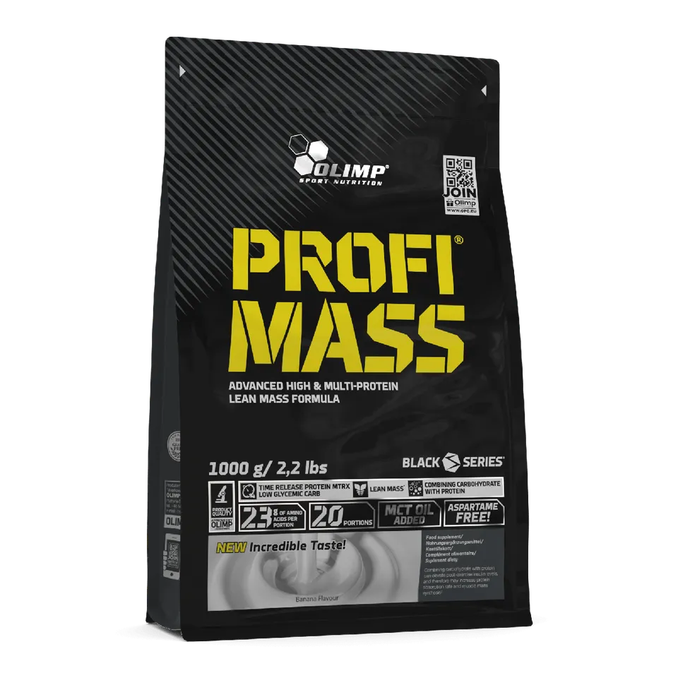 Olimp Profi Mass 1000 g gainer masse proteine glucides