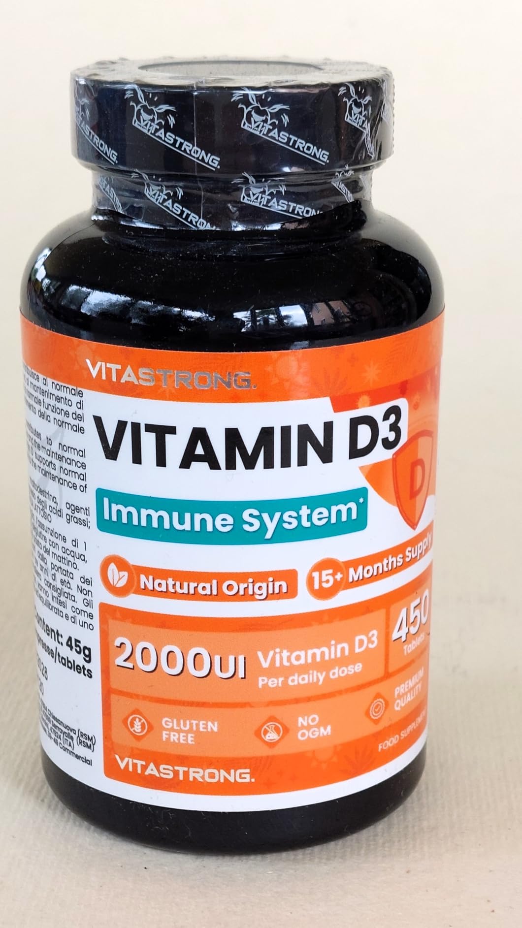 Vitastrong Vitamines D3 2000 UI comprimés 450 cpr 50 mcg