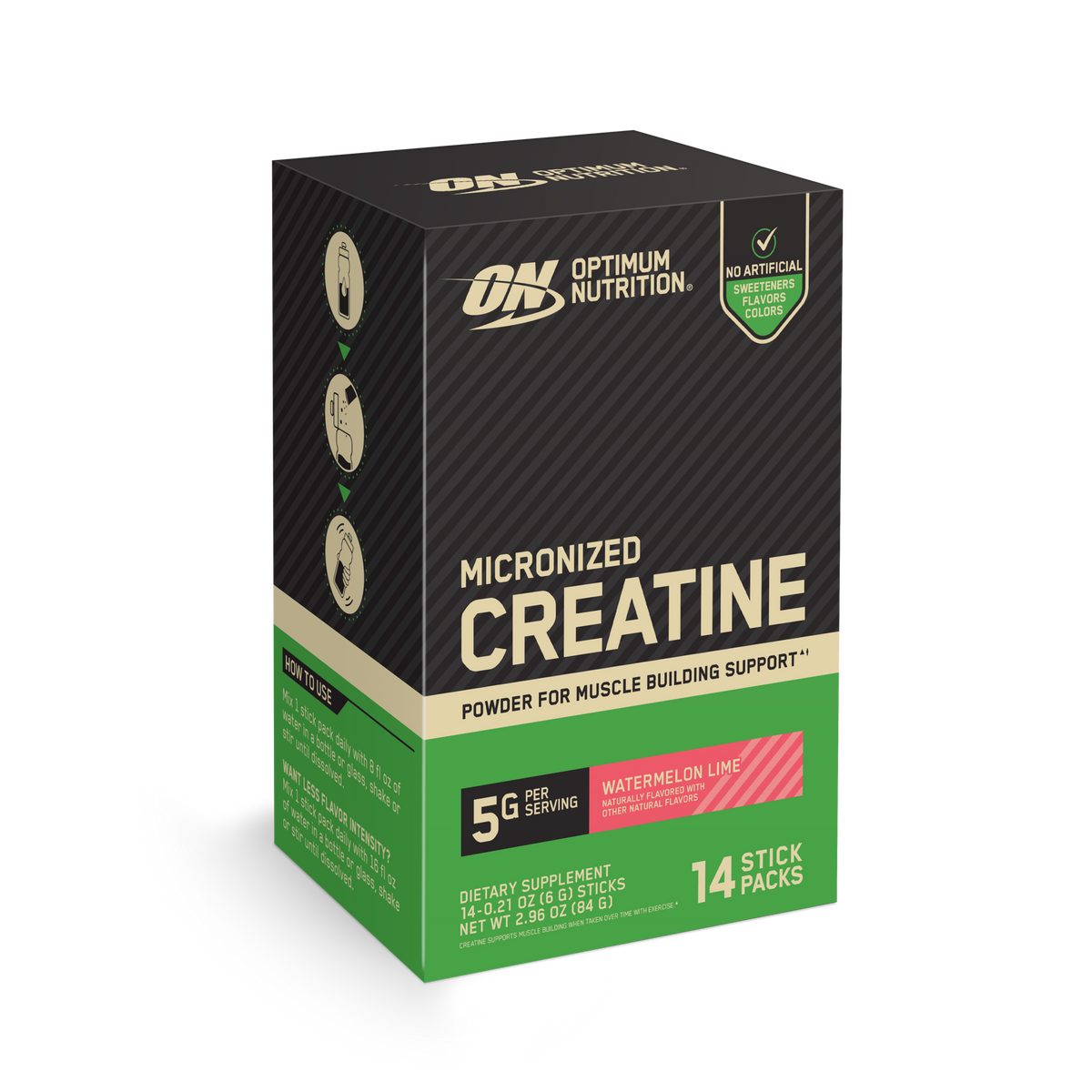 Optimum Nutrition Creatine sticks créatine monohydrate 5g