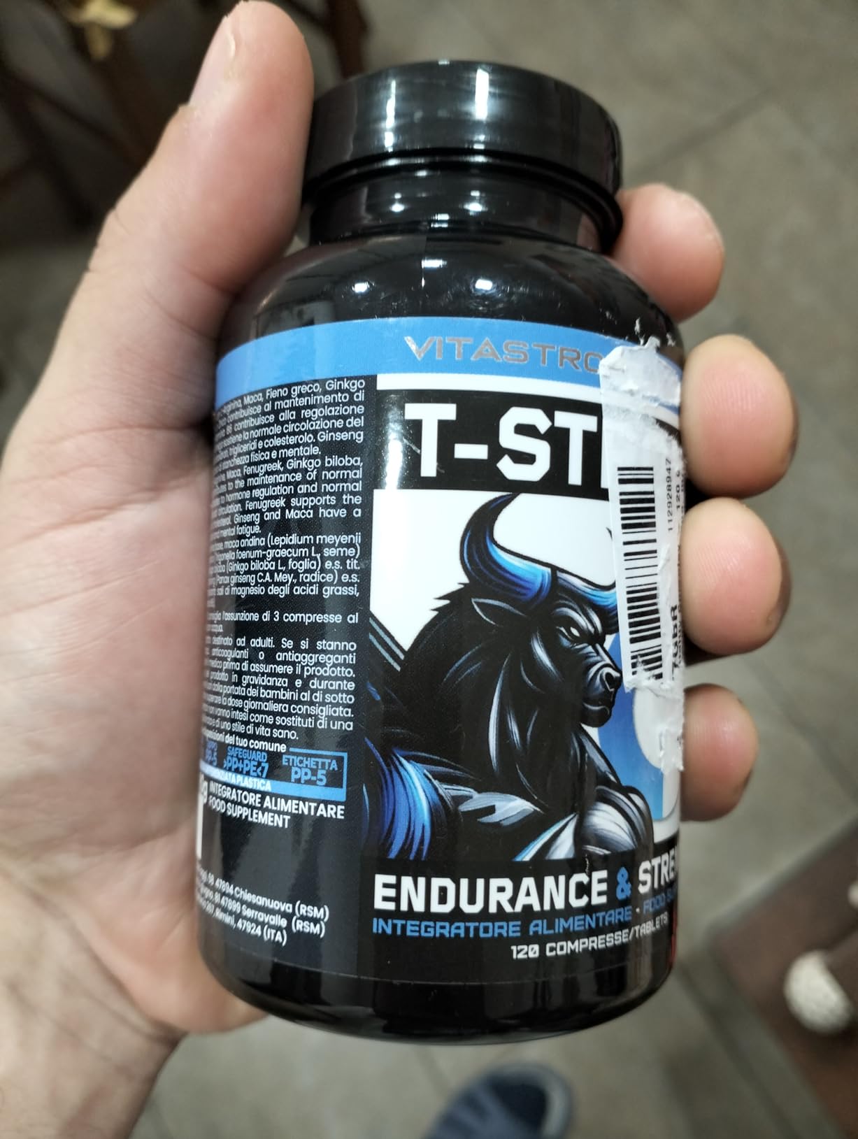 Vitastrong Vitalité T-Strong 120 gélules maca arginine homme
