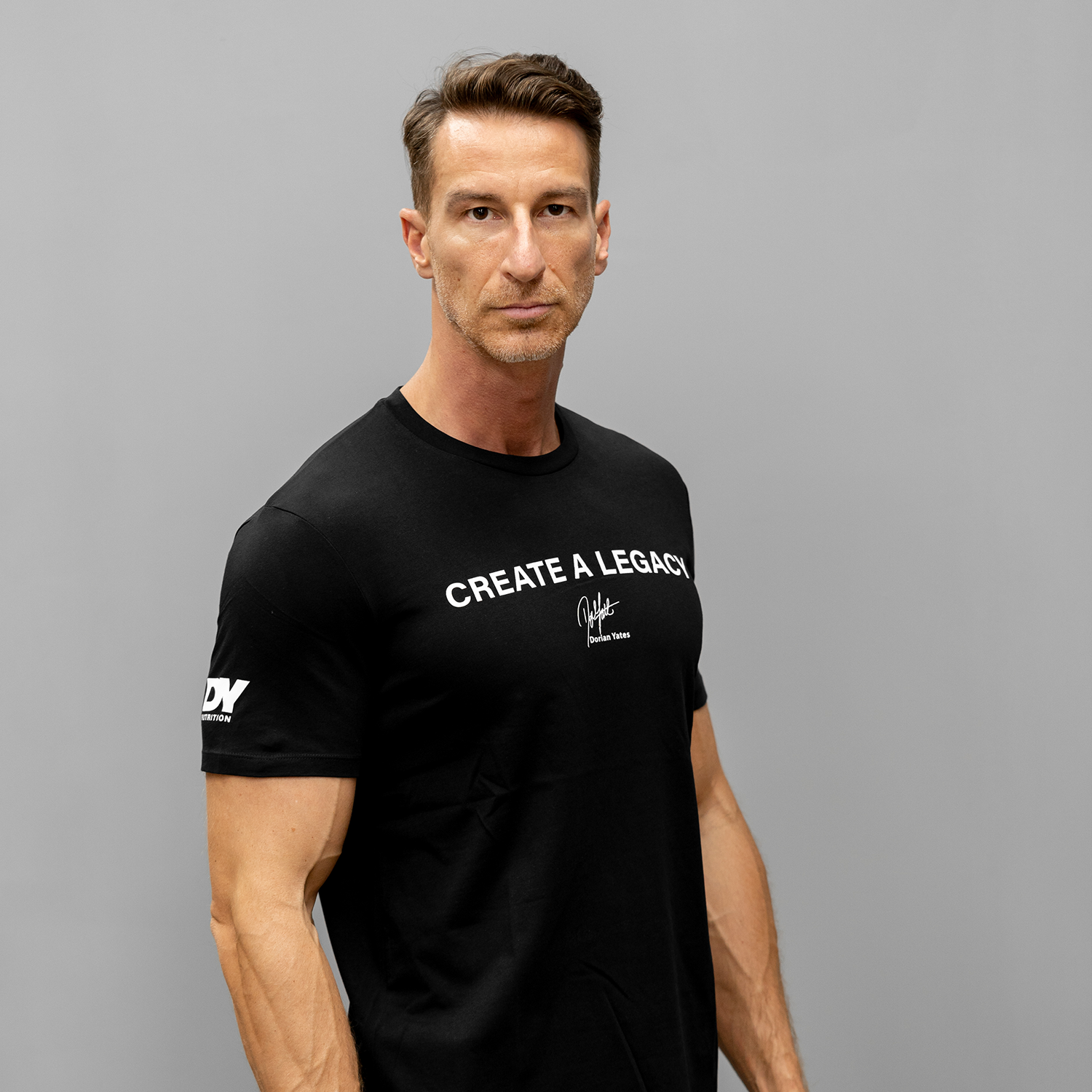 DY Nutrition Create a Legacy t-shirt coton bio noir M
