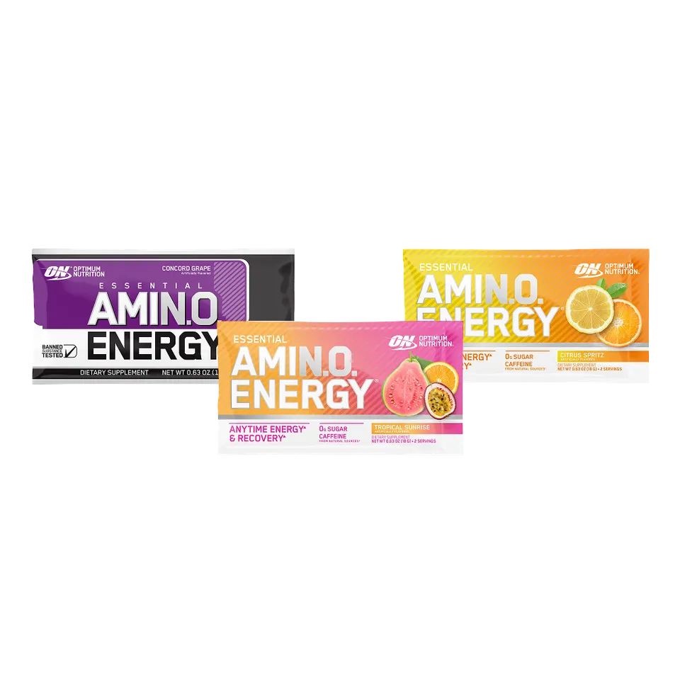 Optimum Nutrition Jet Lag Travel Pack Pré-Workout Voyage Caféine