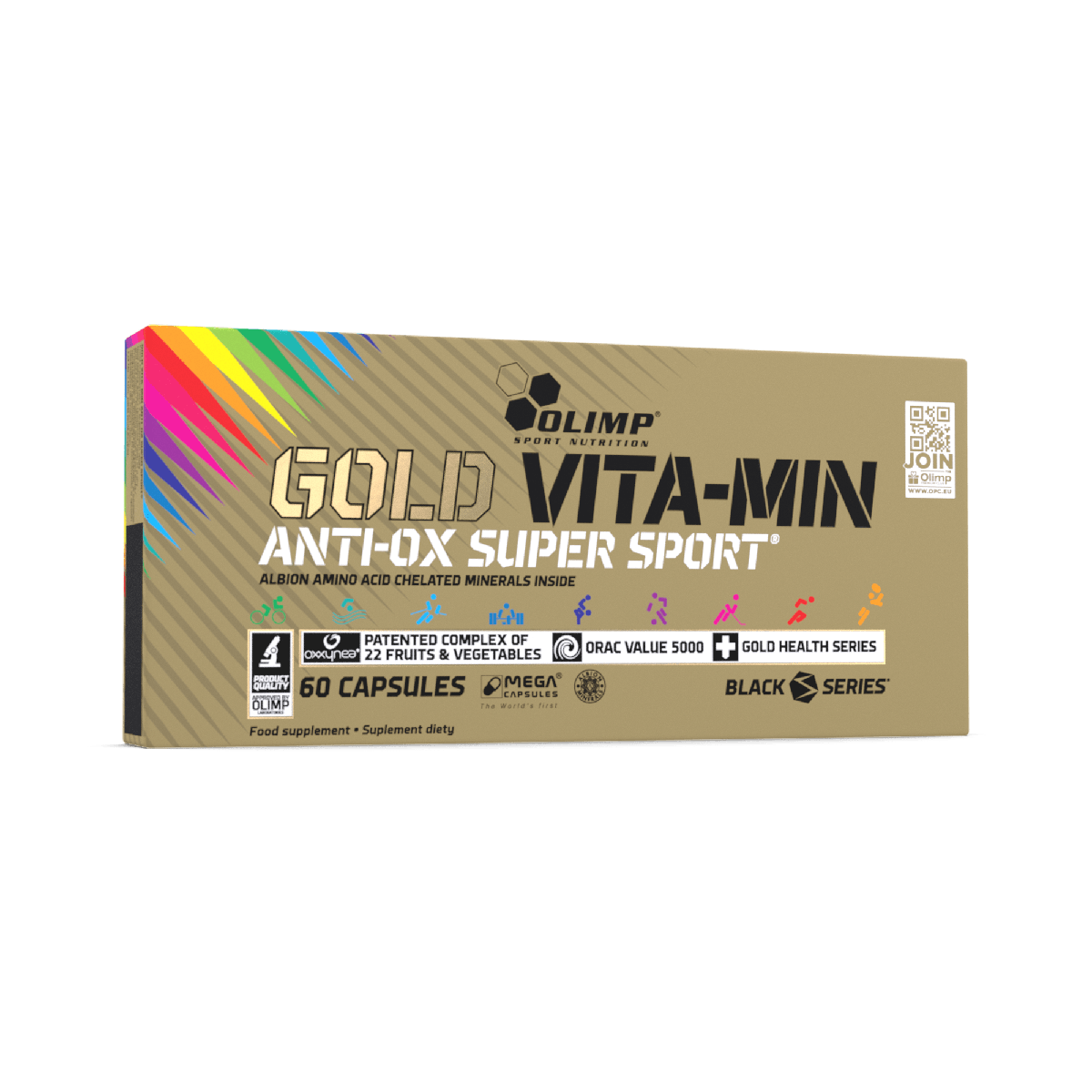 Olimp Gold VITA-MIN Anti-OX Super Sport complément 60 gélules
