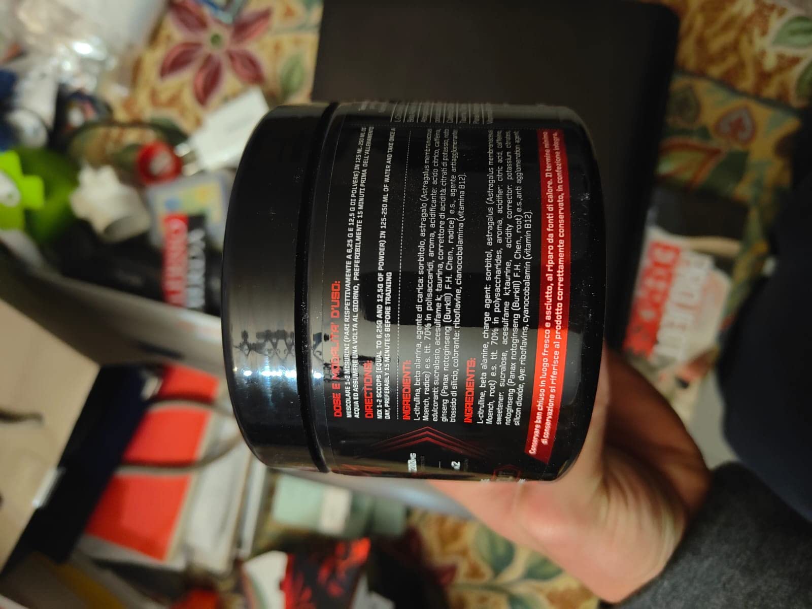 Vitastrong Pre-Workout booster orange caféine 300 g 24 doses