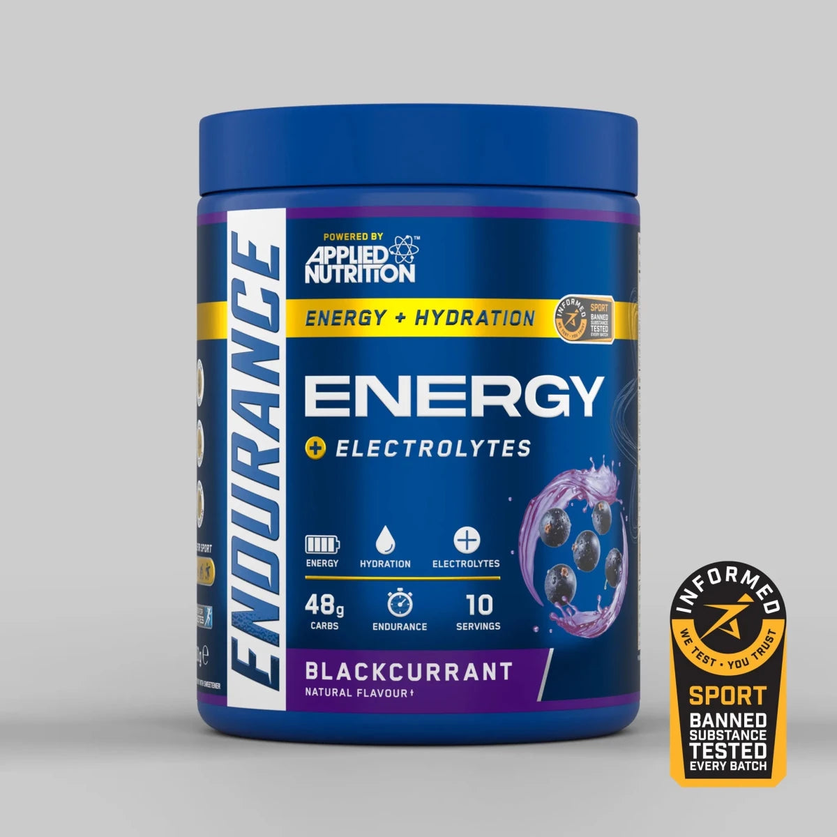 Applied Nutrition Endurance Energy Hydration poudre Blackcurrant 500g