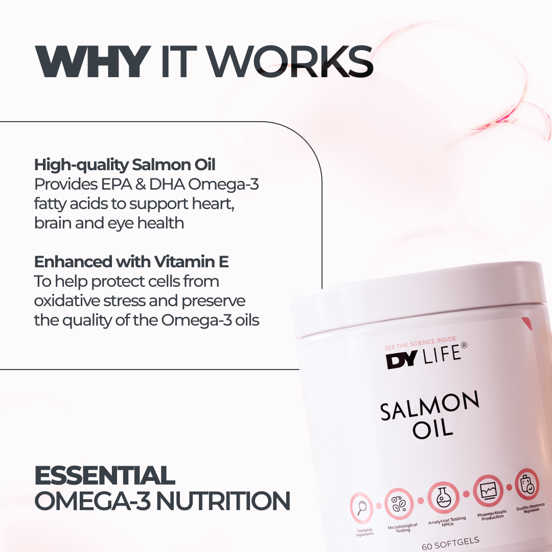 DY Life Salmon Oil oméga-3 60 softgels huile de saumon