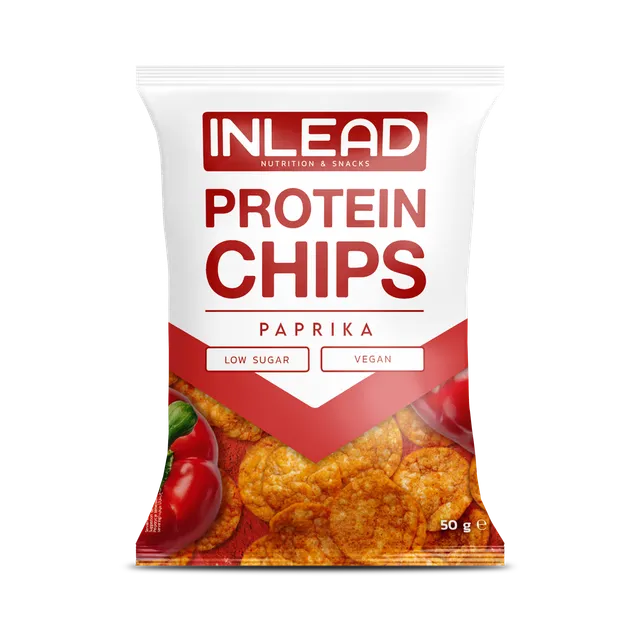 Inlead Protein Chips snack 50g paprika fibres