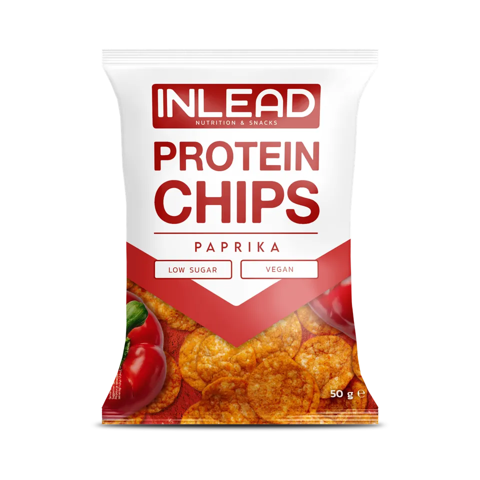 Inlead Protein Chips snack 50g paprika fibres