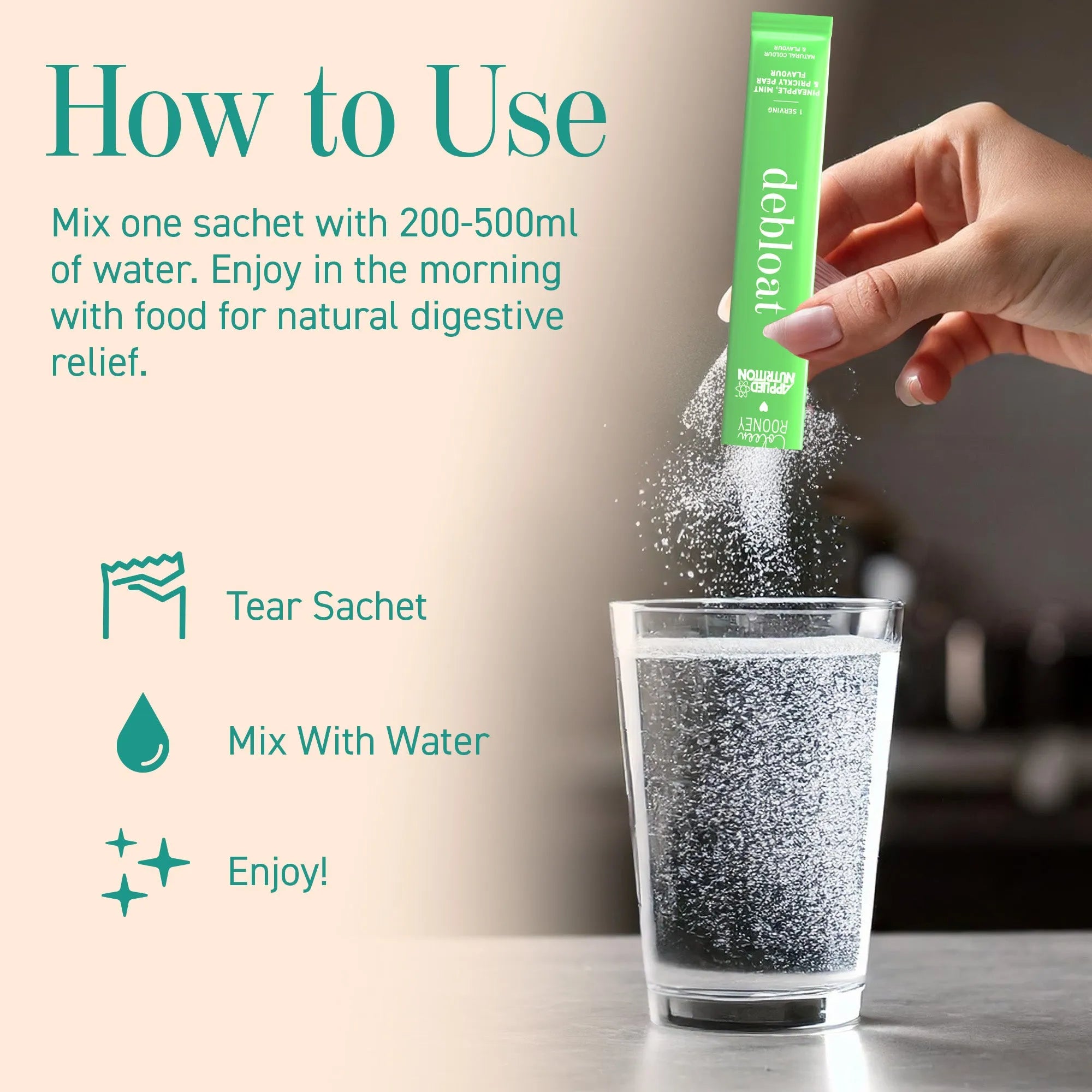 Coleen Rooney Debloat Powder sticks 14 doses citron