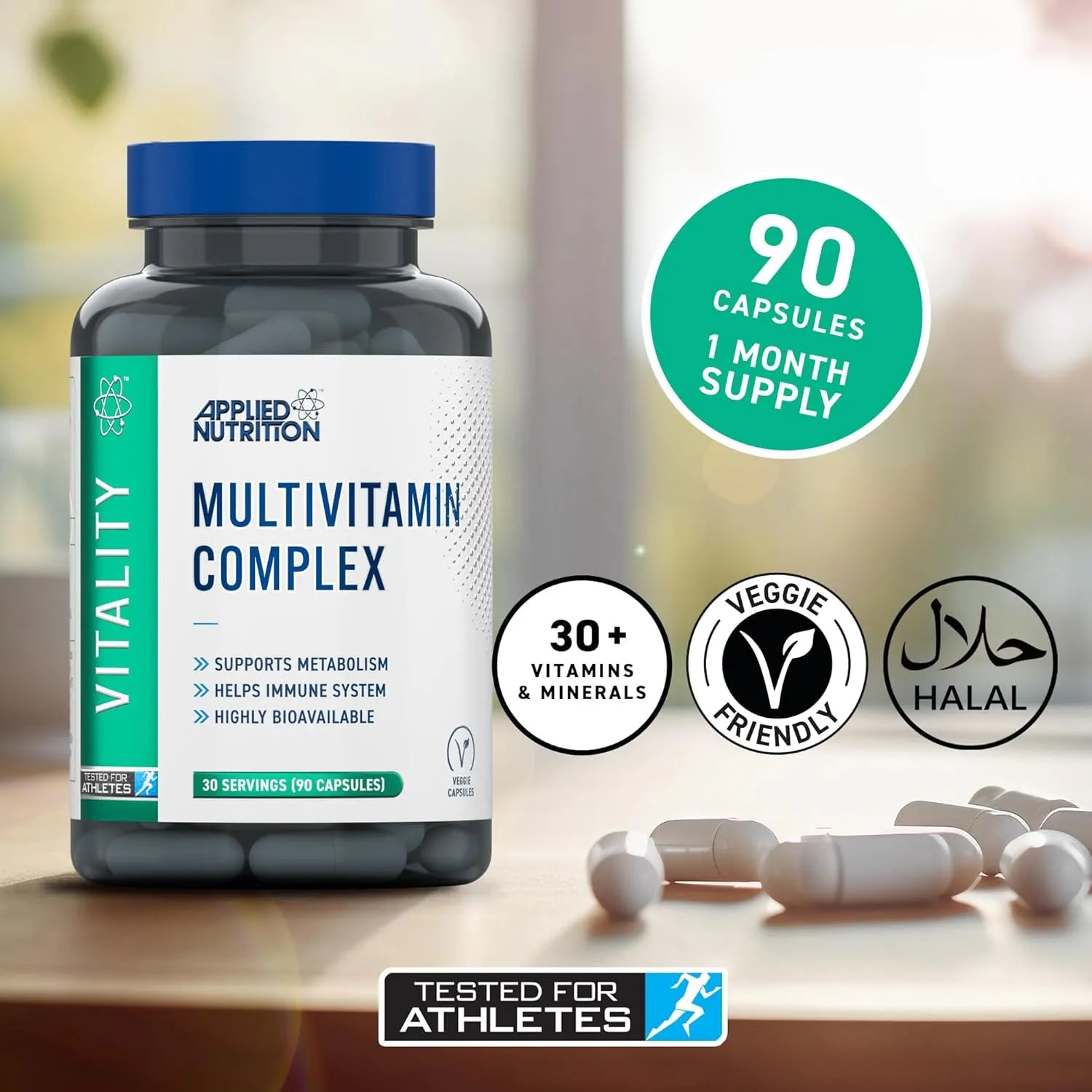 Applied Nutrition Multi-Vitamin gélules vegan 90 gélules