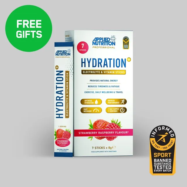 Applied Nutrition Hydration+ électrolytes Tropical Vibes 7 sticks
