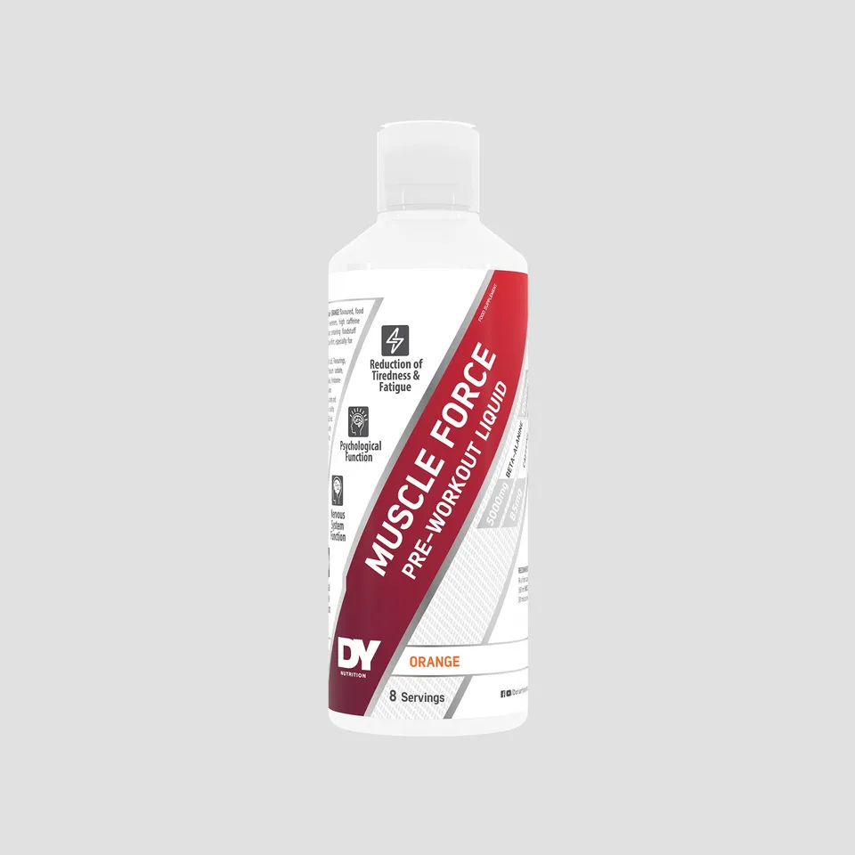 DY Nutrition Muscle Force Pré-Workout Shot Pêche-Ananas-Orange