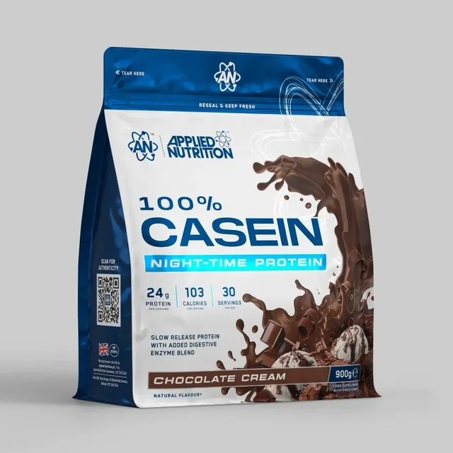 Applied Nutrition 100% Casein poudre chocolat 900g nuit
