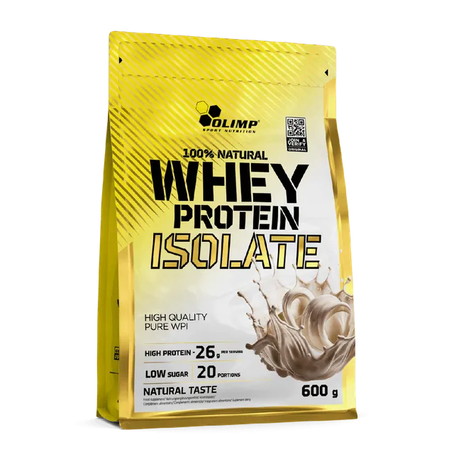 Olimp 100% Natural Whey Protein Isolate poudre 600 g