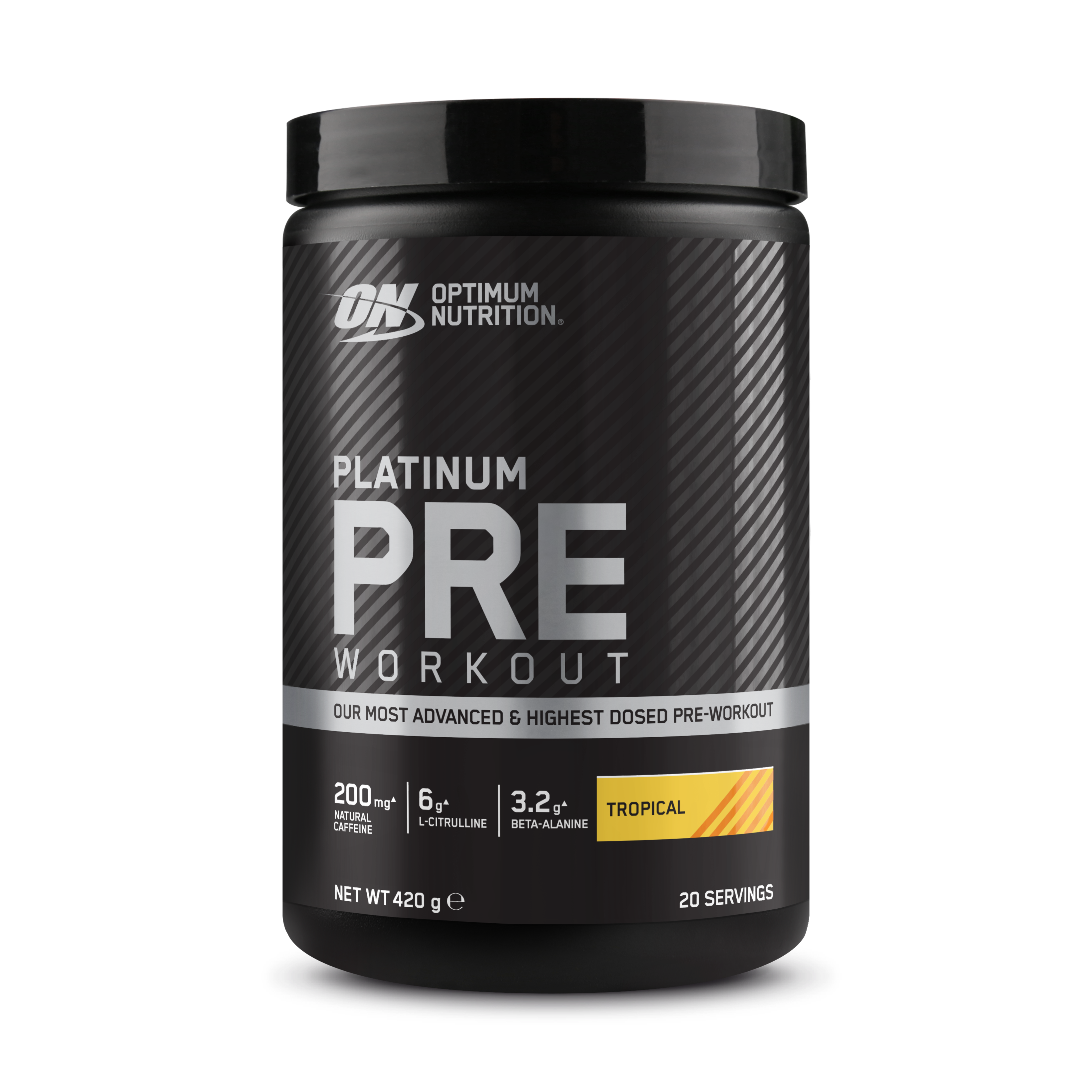 Optimum Platinum Pre-Workout Fruit Punch 420 g Caféine