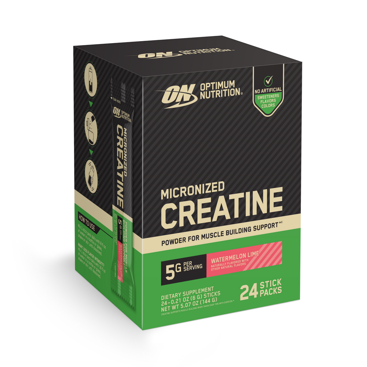 Optimum Nutrition Creatine sticks créatine monohydrate 5g