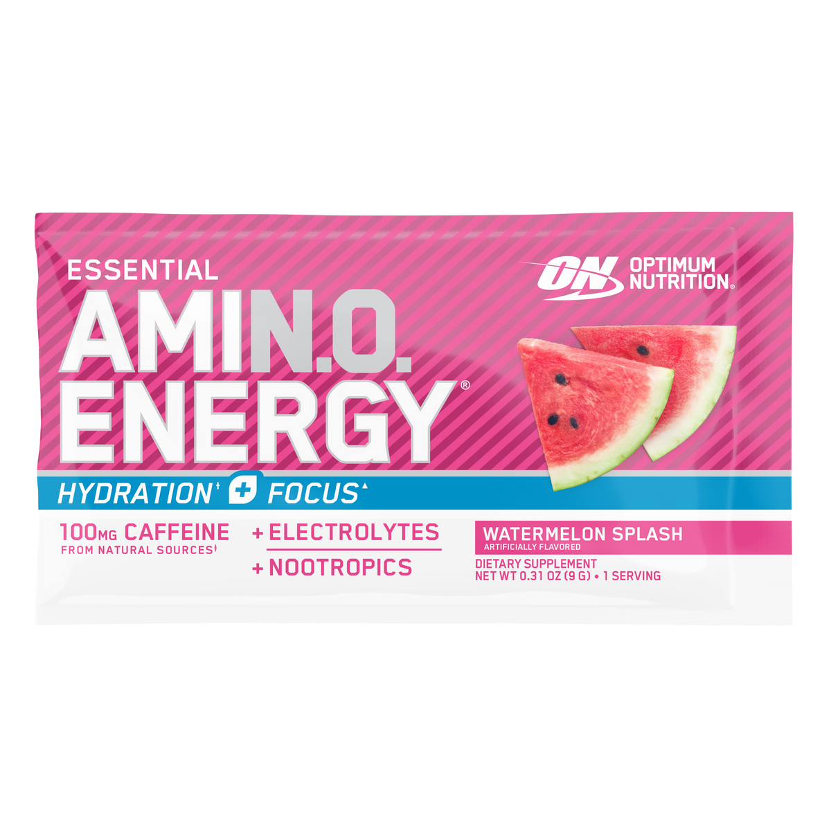 Optimum Nutrition Amin.o Energy Hydration dosettes énergie focus