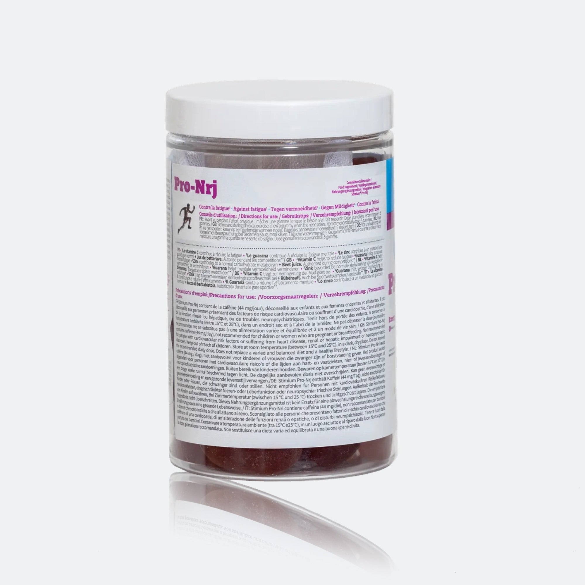 Stimium Pro-NRJ gommes effort endurance vegan