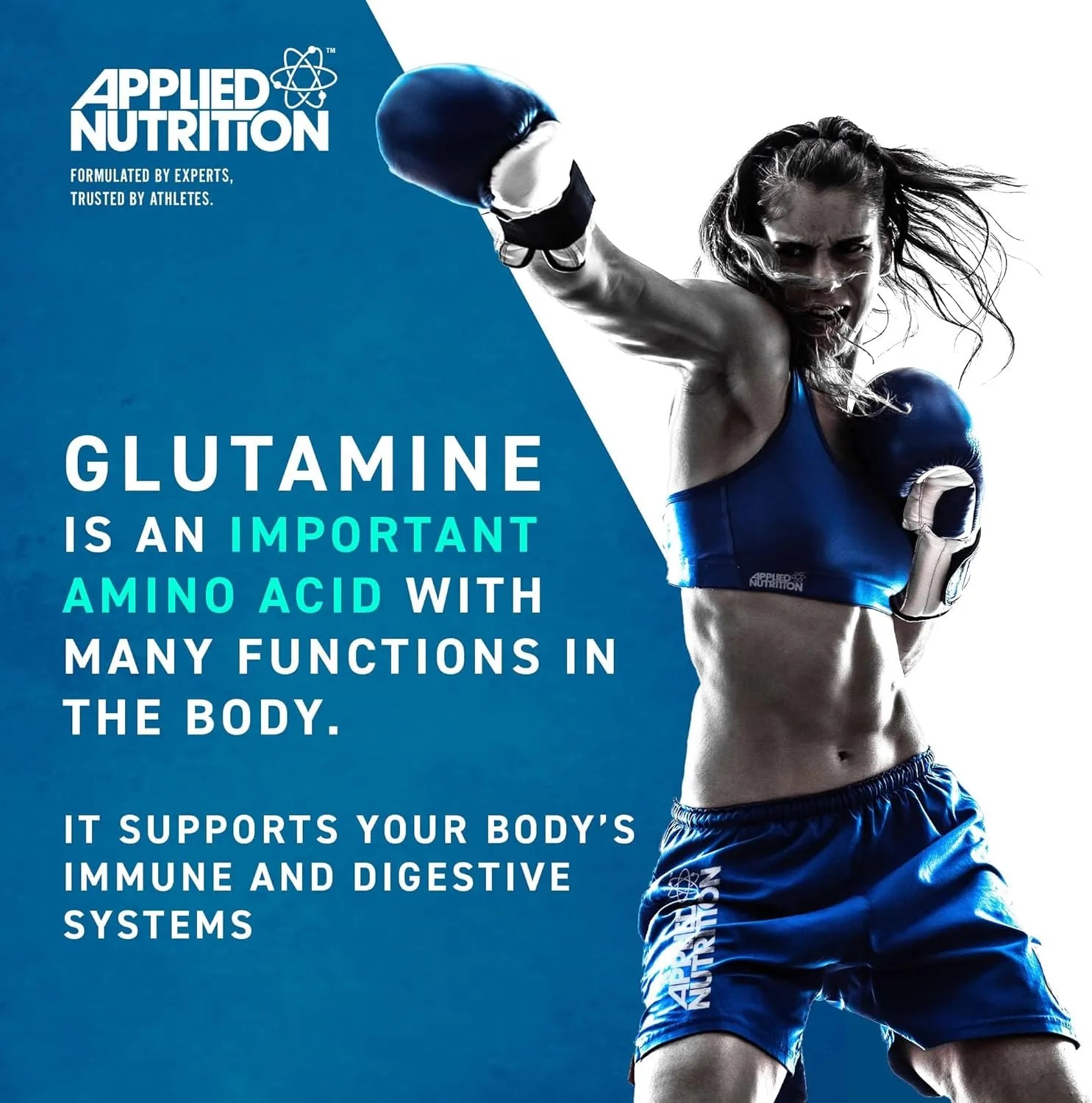 Applied Nutrition Glutamine 4K Gélules 120 Récupération