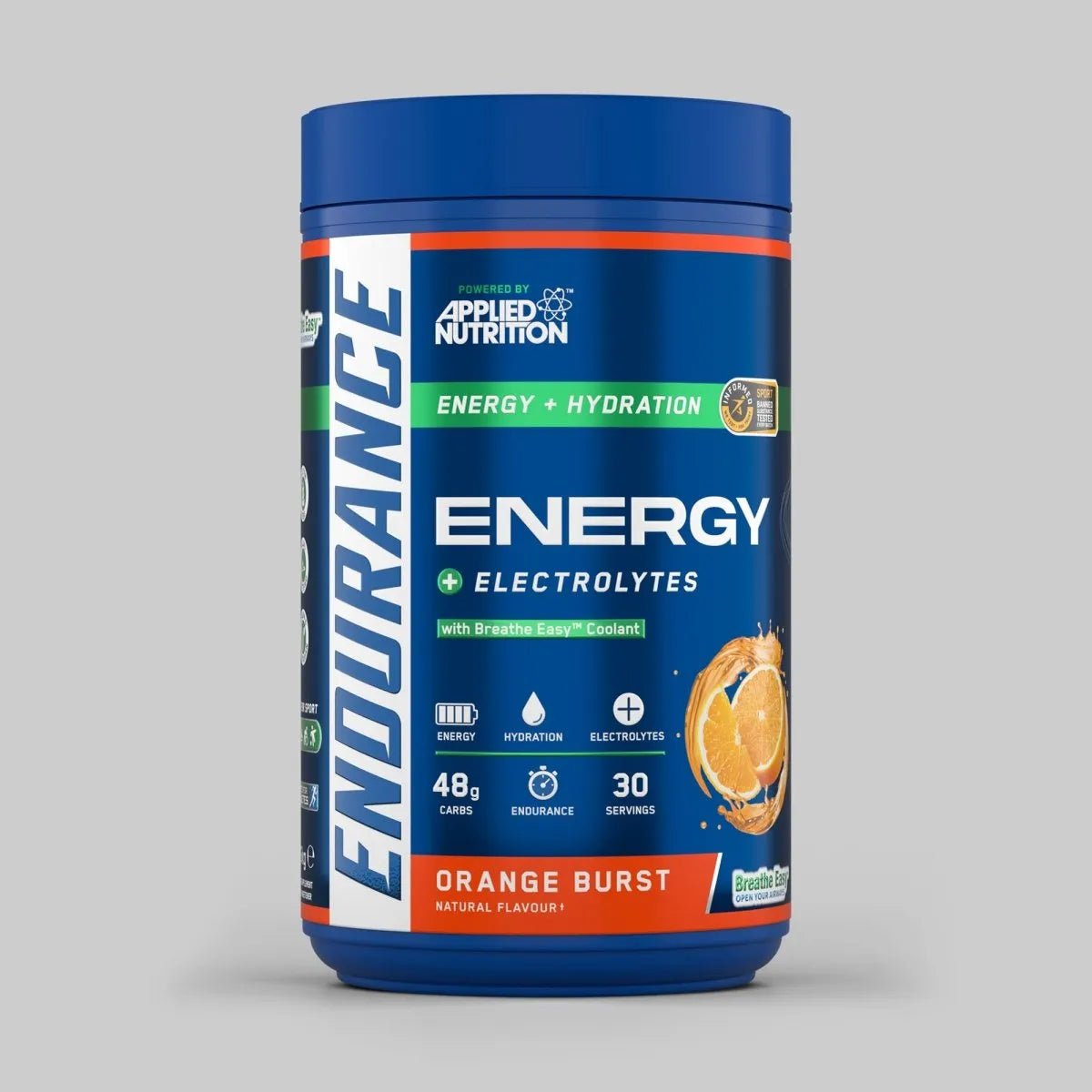 Applied Nutrition Endurance Breathe poudre énergie cassis 500g