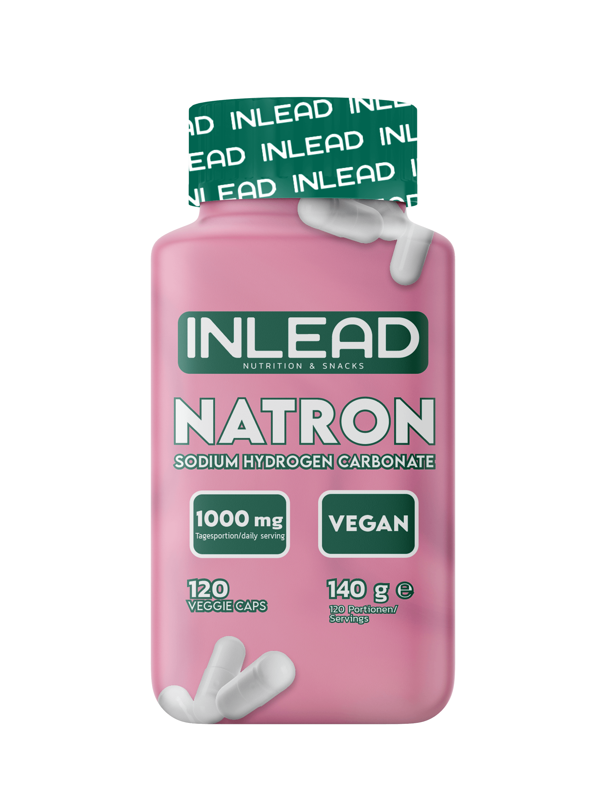 Inlead Natron complément minéral 120 gélules vegan