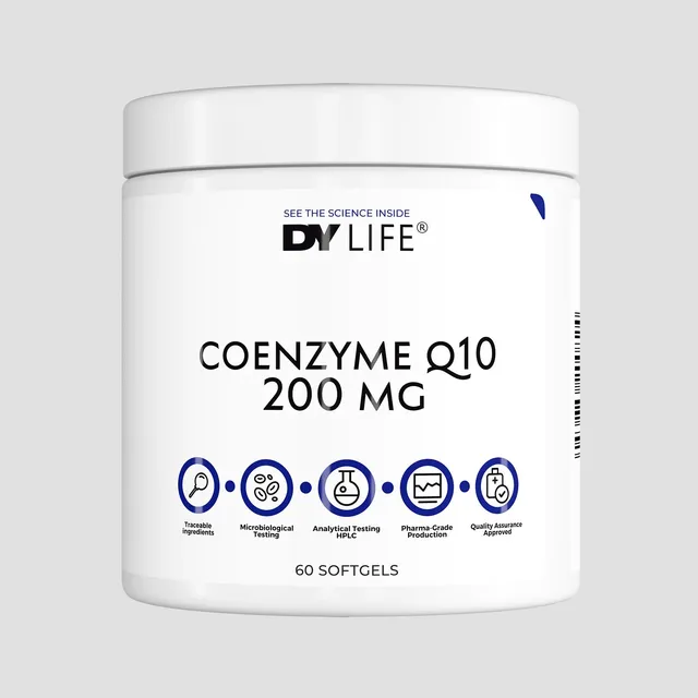 DY Nutrition DY Life coenzyme Q10 200 mg 60 softgels énergie