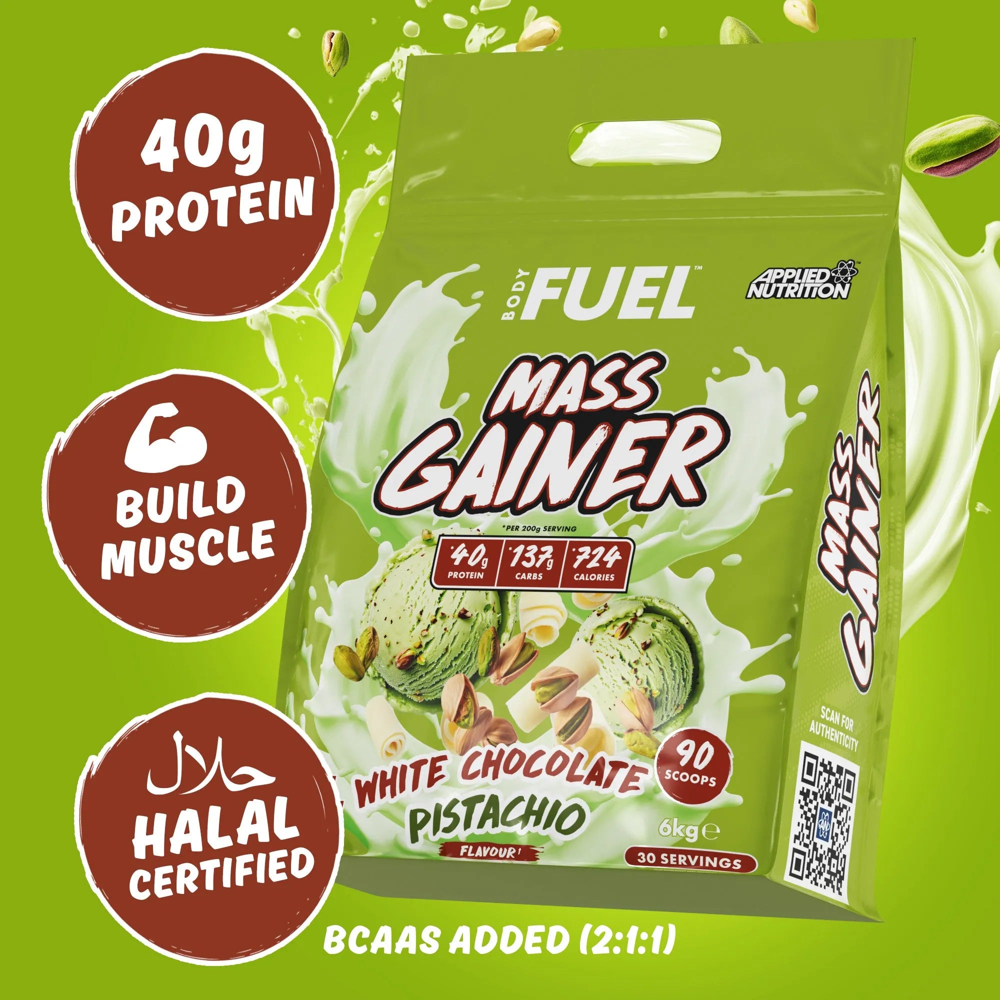 Applied BodyFuel Mass Gainer Chocolate Milkshake Prise Masse