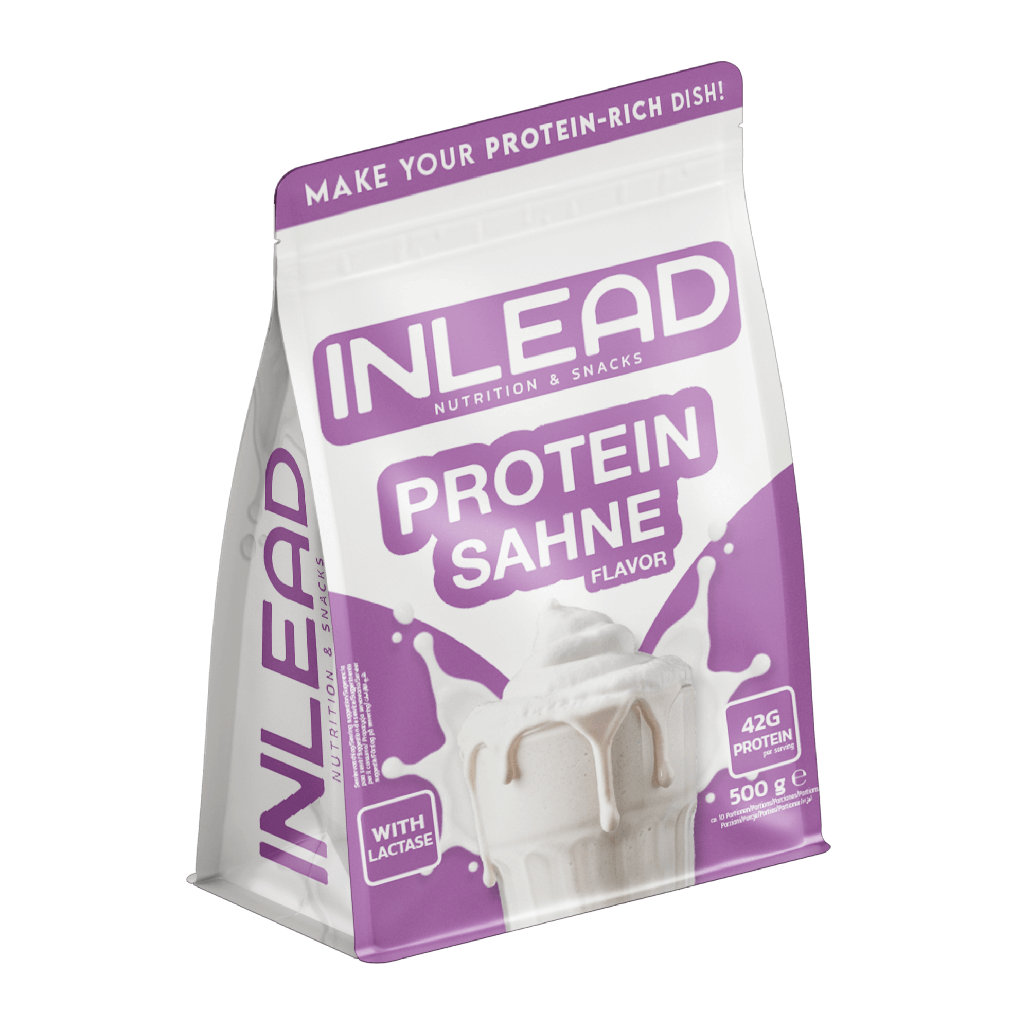 Inlead Protein Sahne Crème Protéinée Pot 300g Faible Sucre