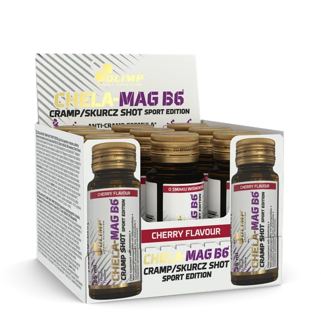 Olimp Chela-Mag B6 Cramp Shot complément magnésium 9x25 ml