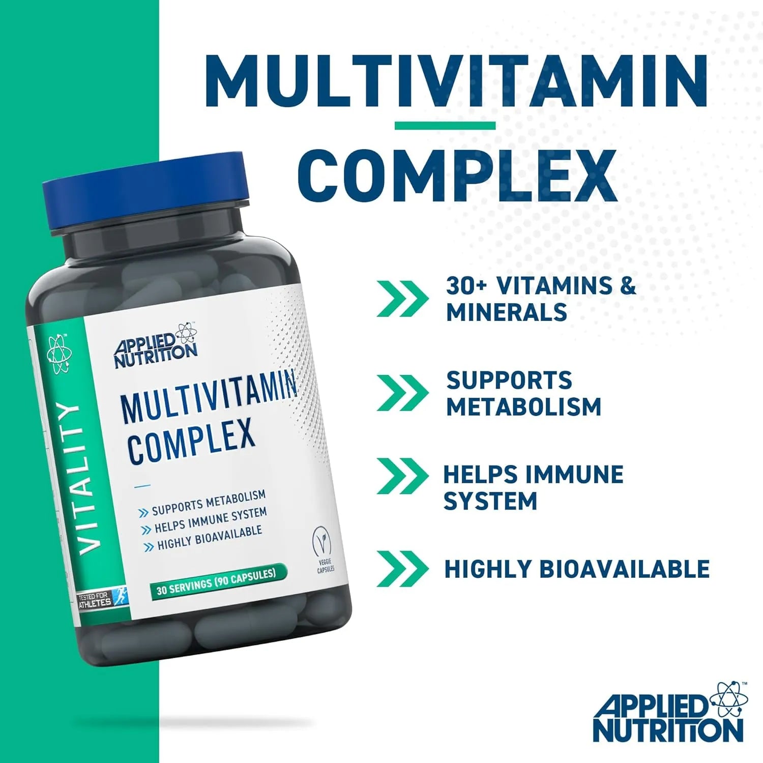 Applied Nutrition Multi-Vitamin gélules vegan 90 gélules