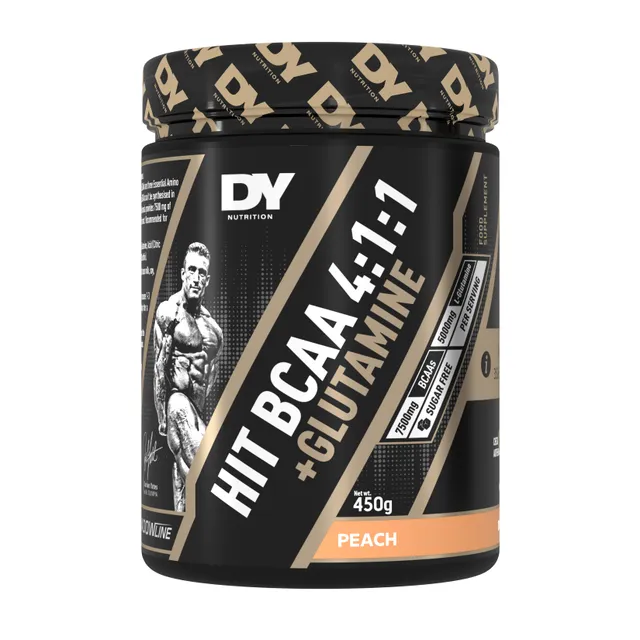 DY HIT BCAA 4:1:1 Glutamine 450g poudre fraise