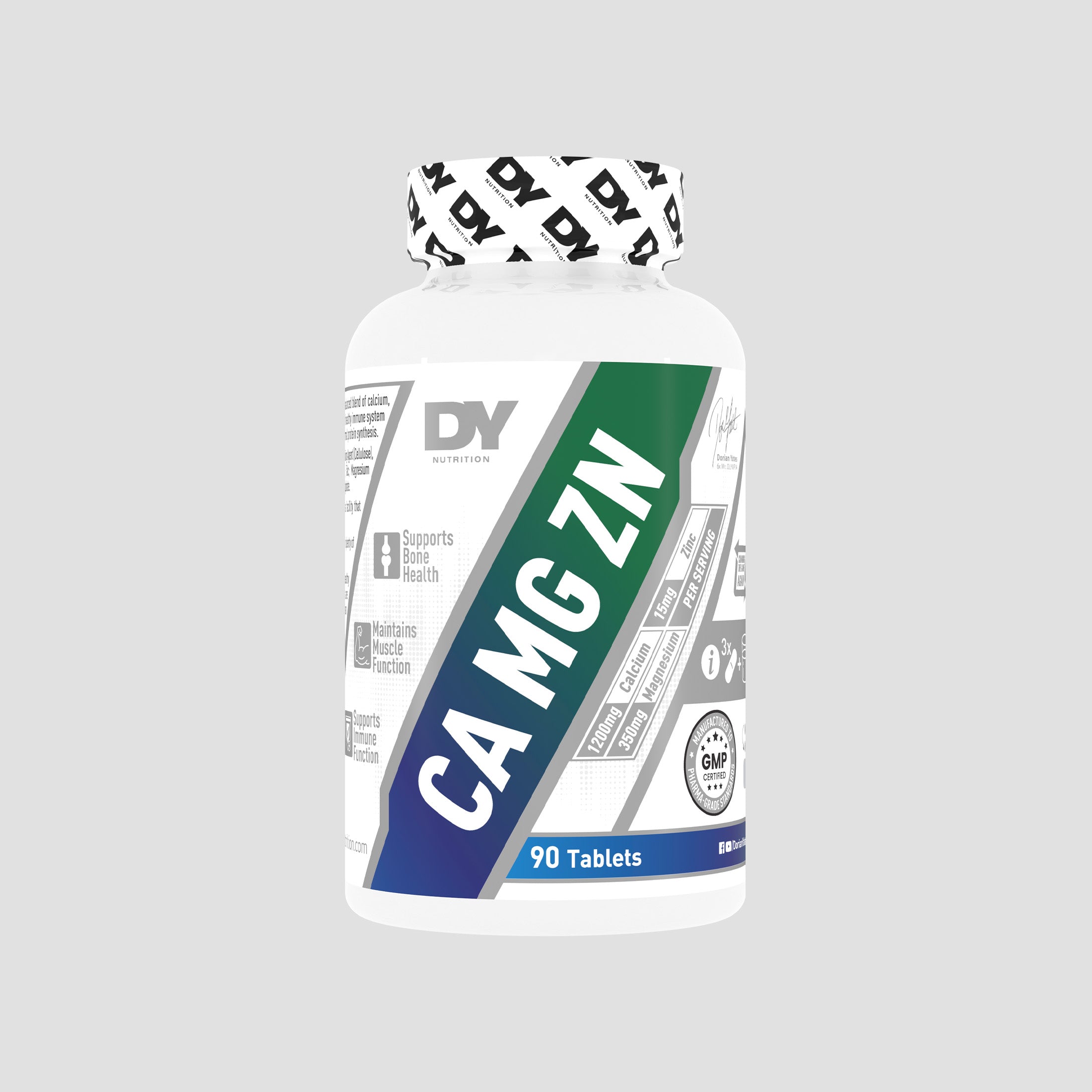 DY Nutrition Ca-Zn-Mg minéraux comprimés calcium zinc