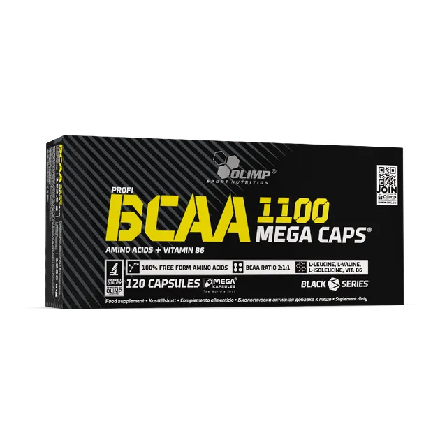 Olimp BCAA 1100 Mega Caps 120 gélules récupération