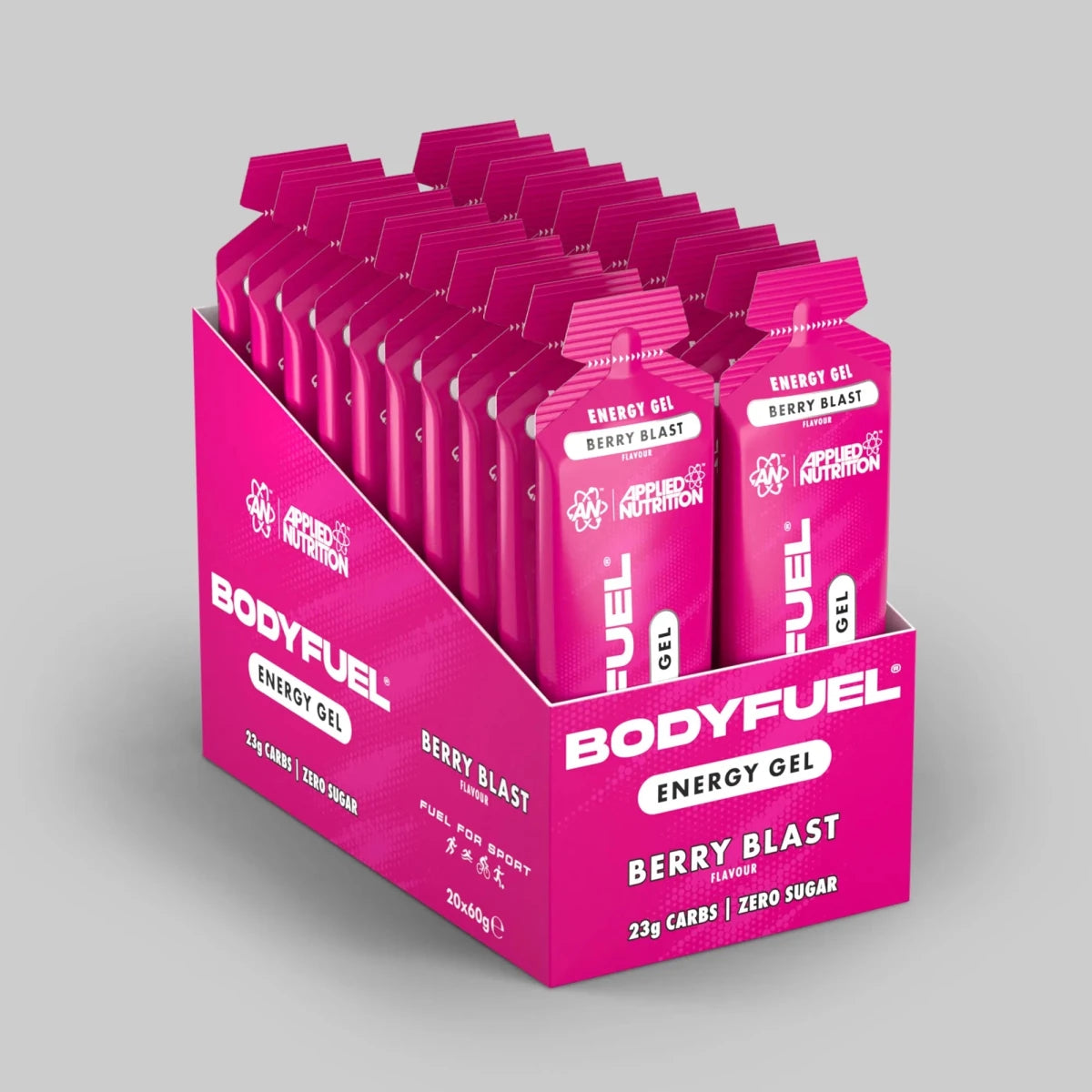 Applied Nutrition BodyFuel gel énergie Berry Blast 20 gels
