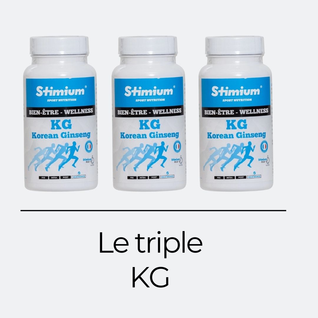 Stimium KG ginseng coréen gélules lot de 3 énergie