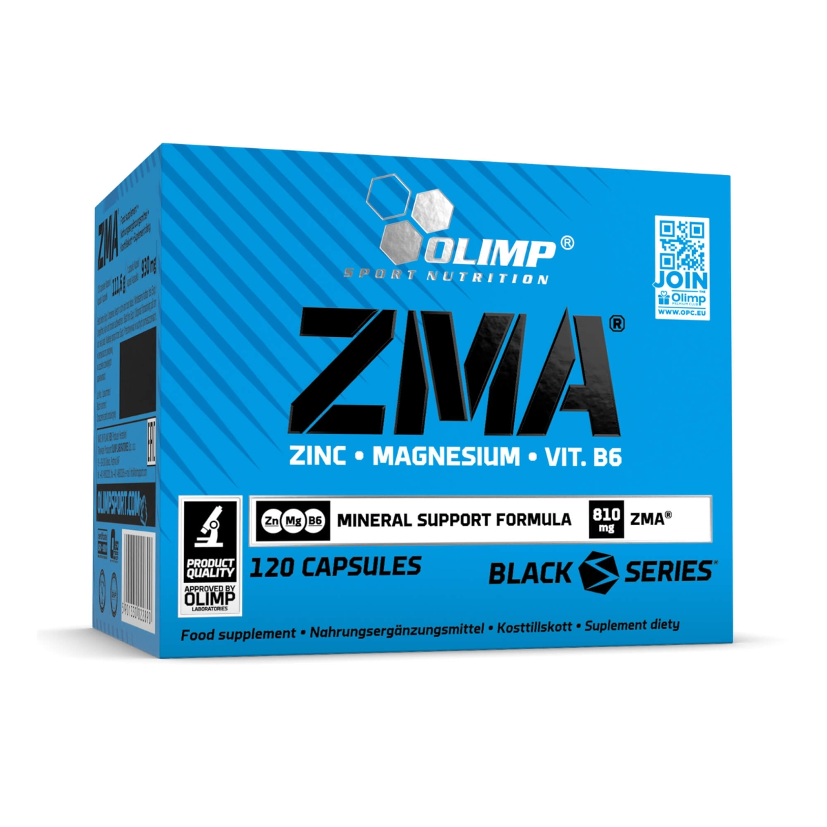 Olimp ZMA gélules zinc magnésium 120 gélules